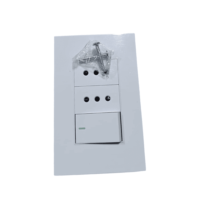 TOMACORRIENTE DOBLE CON INTERRUPTOR