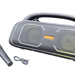 PARLANTE BLUETOOTH CON LUCES Y MICROFONO