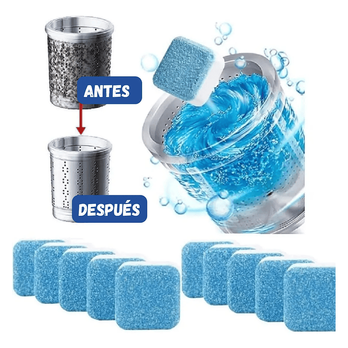 PASTILLA PARA LIMPIAR LAVADORA PACK 12 2