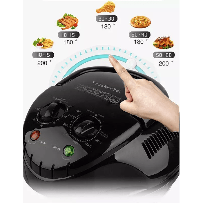 FREIDORA DE AIRE VIDRIO 3