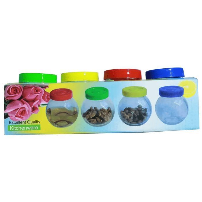 SET DE 4 ESPECIEROS DE VIDRIO 1