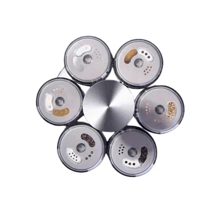 ESPECIERO GIRATORIO 6 FRASCOS VIDRIO 2