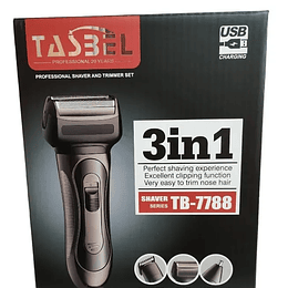 MAQUINA DE AFEITAR 3 EN 1 RECARGABLE