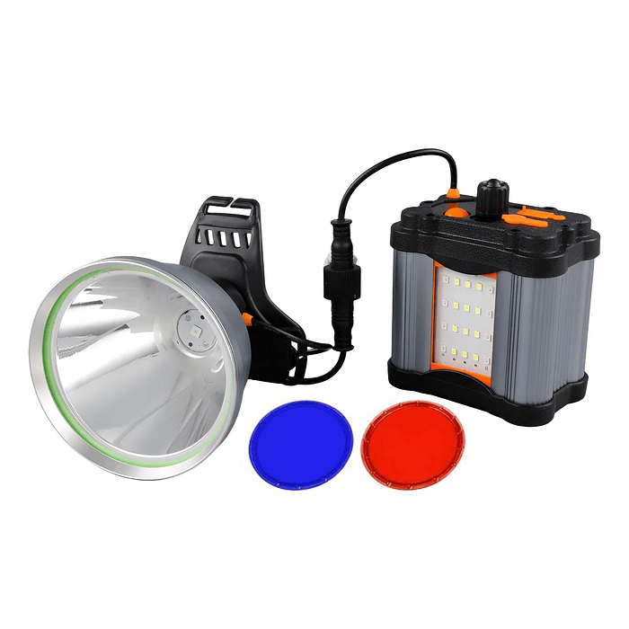 FOCO LED CAZA 1200w LARGO ALCANCE MINERA  2