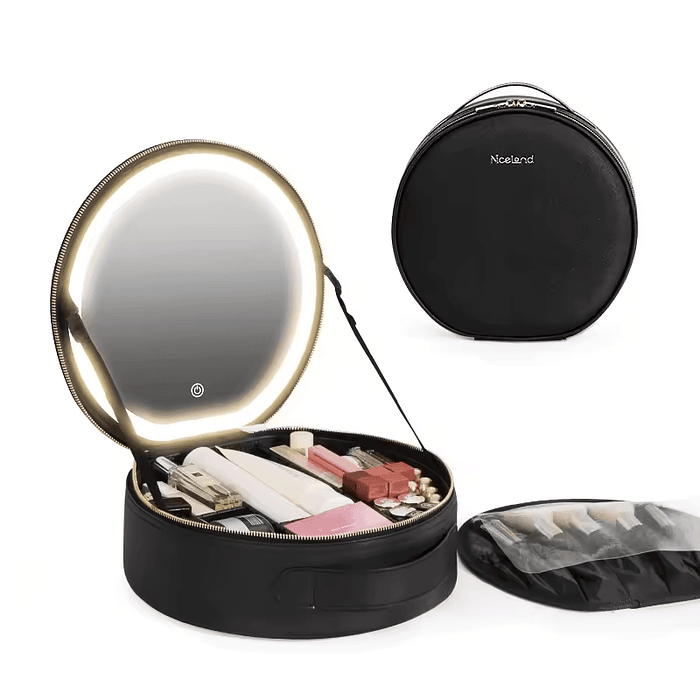 NECESER REDONDO CON ESPEJO LED 2