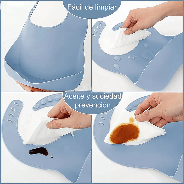 JUEGO DE CUBIRTO DE SILICONA PARA BEBE 2