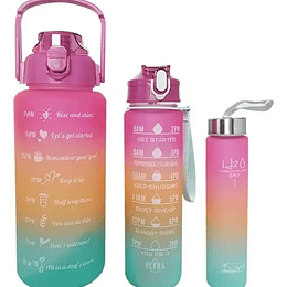SET BOTELLAS 3 EN 1