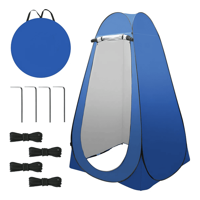CARPA PORTATIL PARA BAÑO ,VESTIDOR 1 PERSONA 1