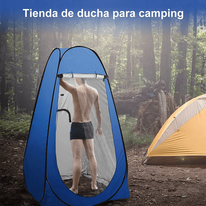 CARPA PORTATIL PARA BAÑO ,VESTIDOR 1 PERSONA 4