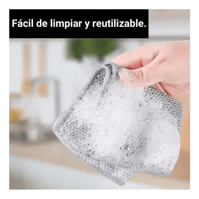 PAÑO DE COCINAA LINEAS ACERADAS VIRUTILLA 1