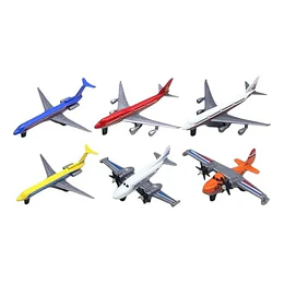 SET DE 6 AVIONCITOS JUGUETE