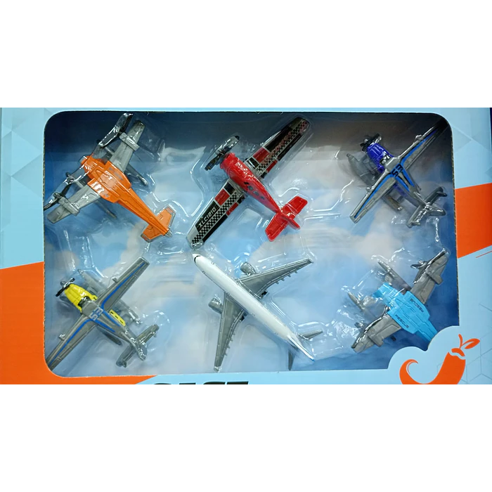 SET DE 6 AVIONCITOS JUGUETE 2