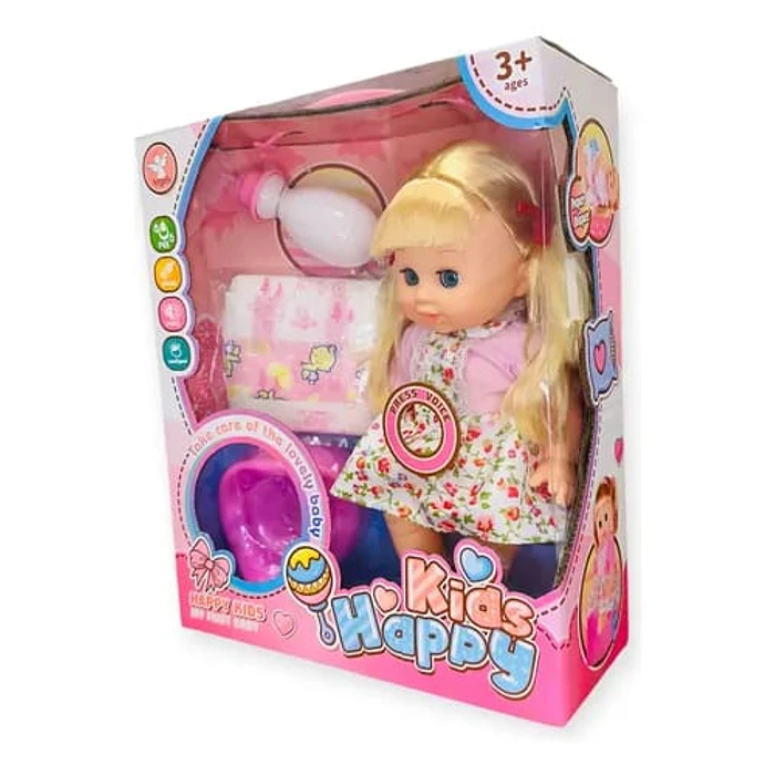MUÑECA + BIBERON+ PAÑAL+PELELA 1