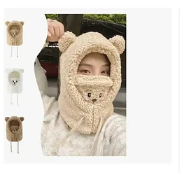 GORRO CUELLO BUFANDA OSITO DE POLAR ABRIGADITO