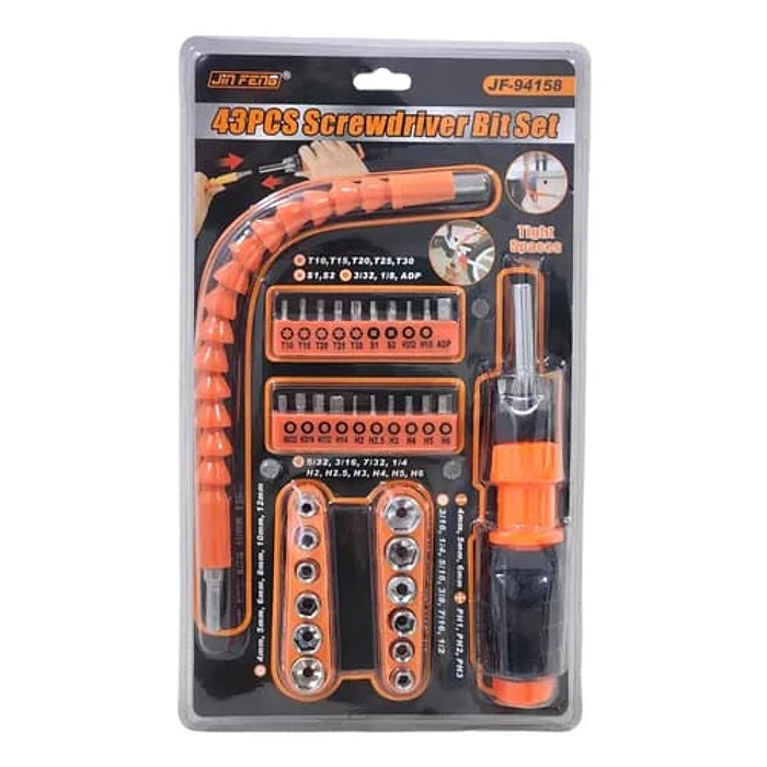 SET DE DESATORNILLADOR DADOS Y EXTENCION FLEXIBLES