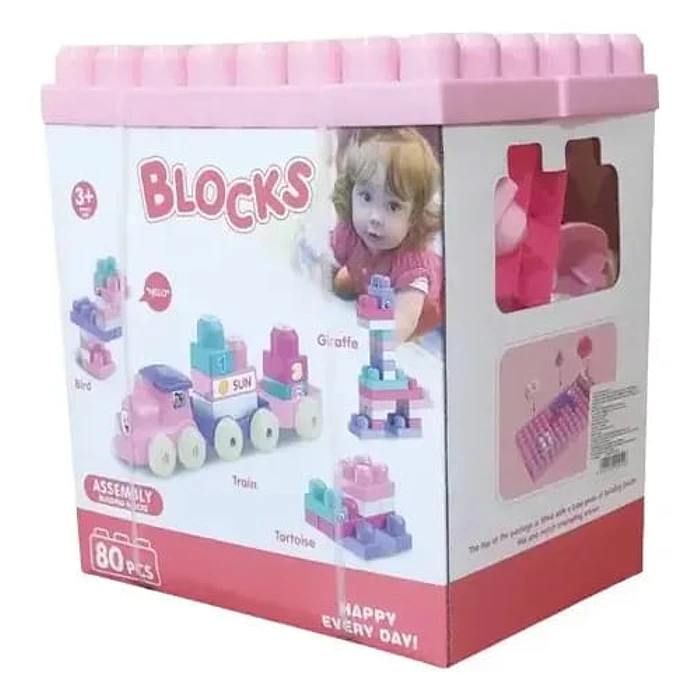 BLOQUES DE CONSTRUCCION ARMABLE PARA NIÑAS DE 80 PCS 2