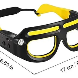 GAFAS FRONTALES LED RECARGABLE CON SENSOR