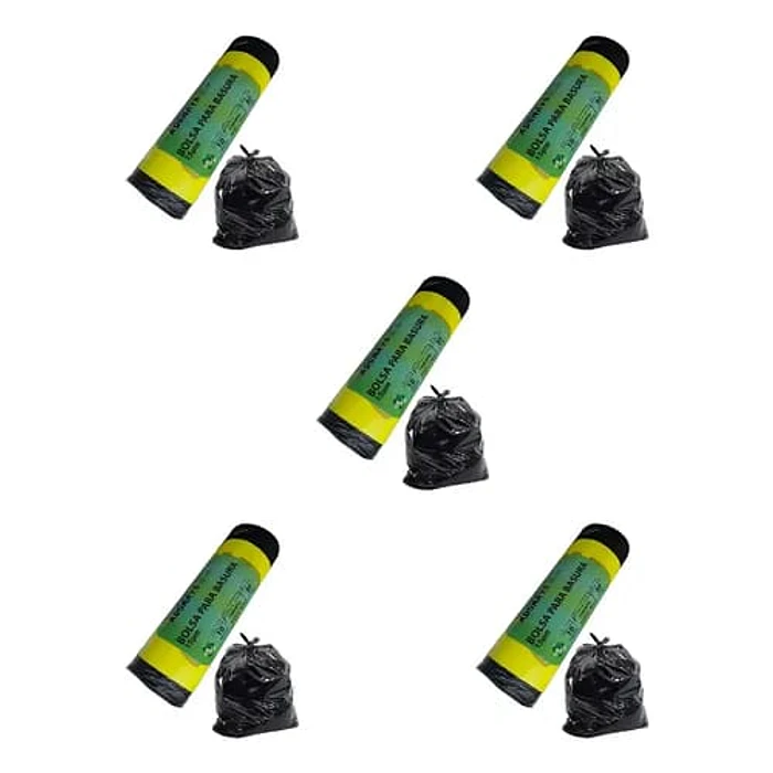 BOLSA DE BASURA NEGRO EN ROLLO