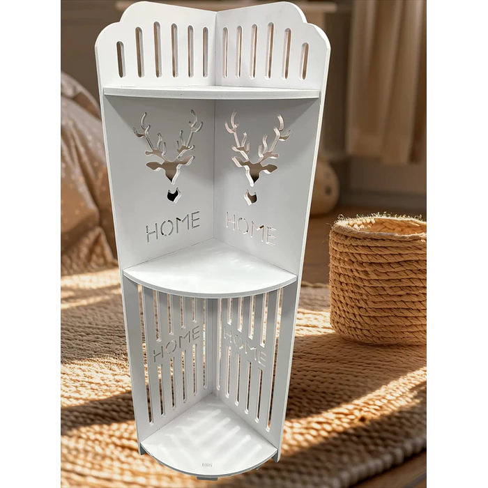 MUEBLE ESQUINERO ORGANIZADOR BLANCO VENADO