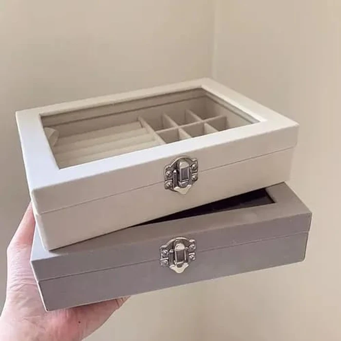 CAJA ORGANIZADOR TRANSPARENTE PARA JOYAS 2