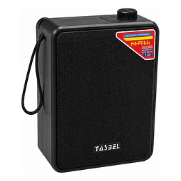 PARLANTE RADIO CON PANEL SOLAR - USB-FM