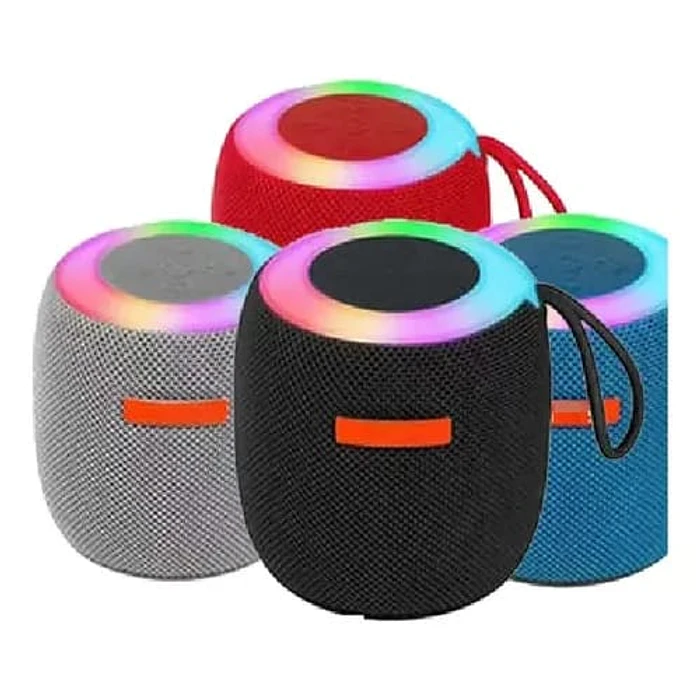 PARLANTE MINI CON BLUETOOTH PORTATIL CON LUZ LED