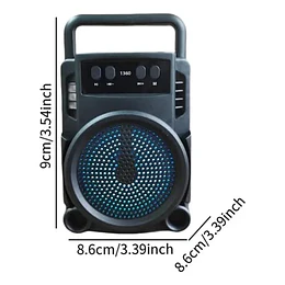 PARLANTE PORTATIL PEQUEÑO SONIDO CALIDO - USB- RADIO