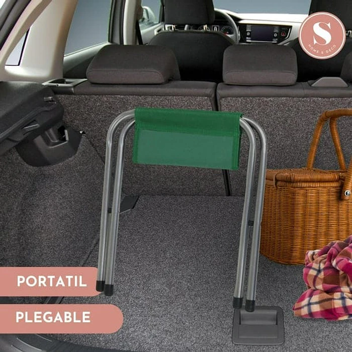 BANQUITO PLEGABLE IDEAL PARA CAMPING,PESCA,FERIA ETC 3