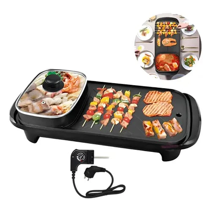 PLANCHA PARRILLA ELECTRICA PORTATIL 2