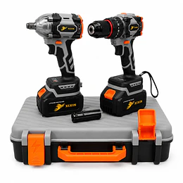 KIT LLAVE DE IMPACTO + TALADRO