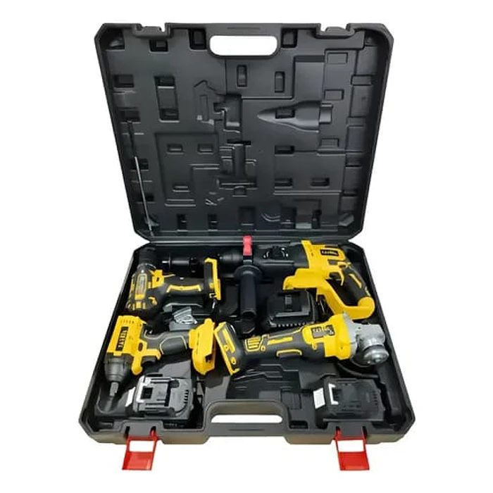 KIT DE 4 HERRAMIENTAS INALAMBRICA 1