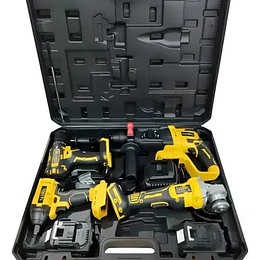 KIT DE 4 HERRAMIENTAS INALAMBRICA