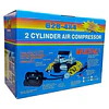COMPRESOR DE AIRE PORTATIL DOBLE PISTON 12V 150PSI 1