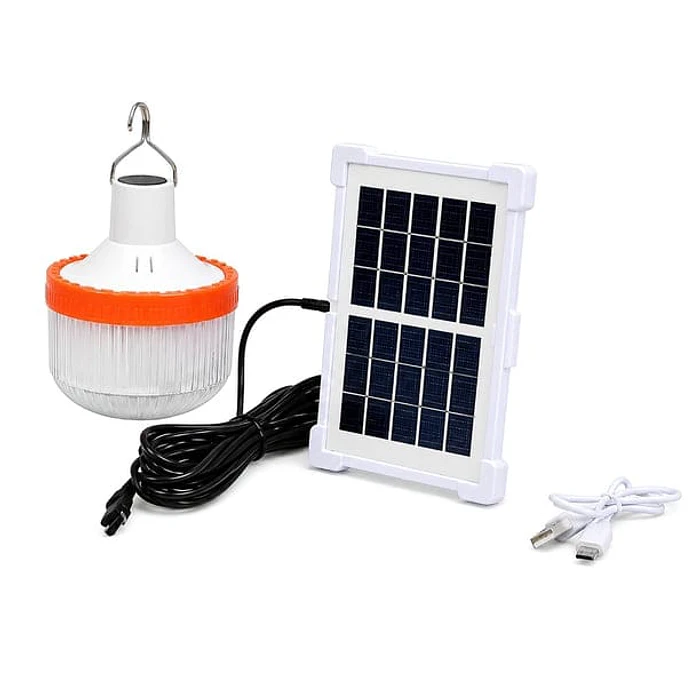 AMPOLLETA SOLAR LED DE EMERGENCIA RECARGABLE
