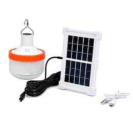AMPOLLETA SOLAR LED DE EMERGENCIA RECARGABLE