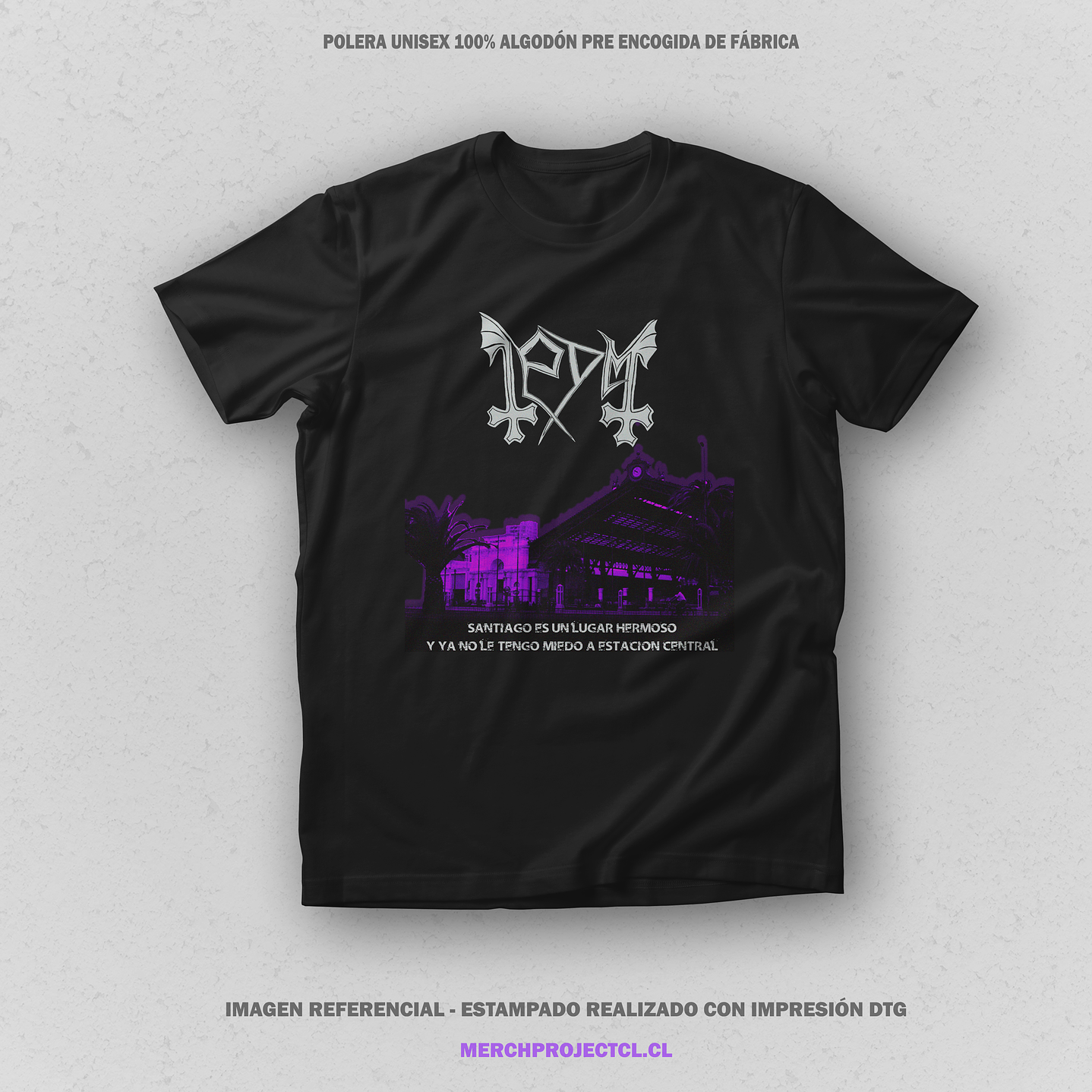 Polera Santiago Es Un Lugar Hermoso - Los Puentes Del Maule 1