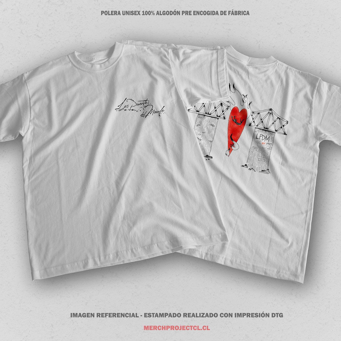 Polera Los Caminos Que Construimos - Los Puentes Del Maule 1