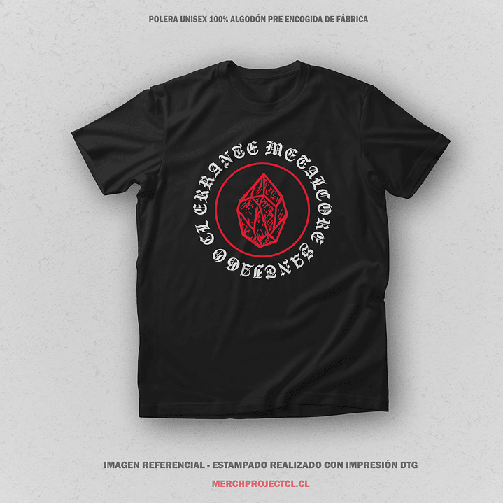Polera Metalcore Santiago - Enoument 2