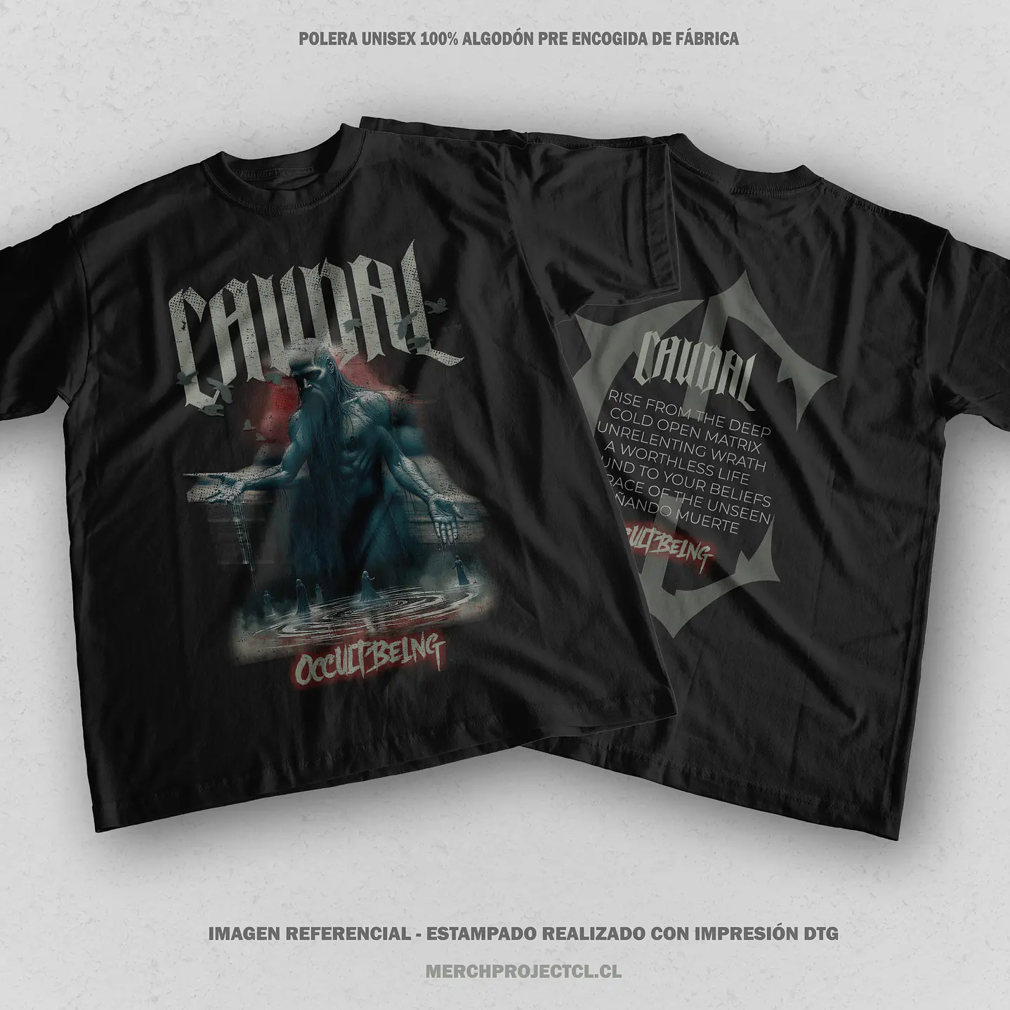 Polera Soñando Muerte - Caudal 1