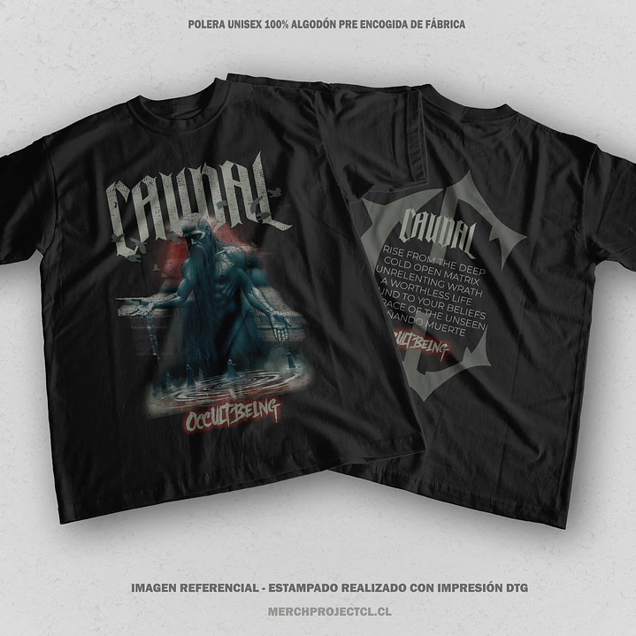 Polera Soñando Muerte - Caudal 1