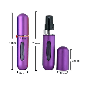 Dispensador de perfume recargable de 8ML - Dispensador de varios colores