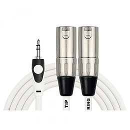 Cable De Audio Kirlin Lgy-370L Mini Jack Estéreo / Xlr L-R 2 Metros