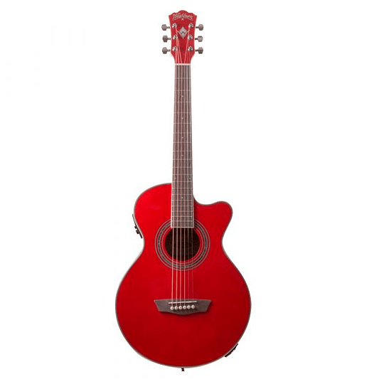 Guitarra Electroacústica Washburn Ea10R Rojo