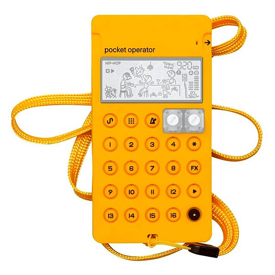 Funda Para Sintetizador Teenage Engineering Po Ca-X Amarilla