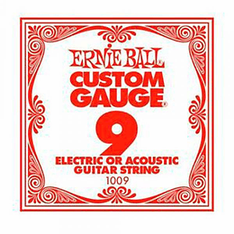 Cuerda Para Guitarra Ernie Ball Po1009 0.09Mm Unidad Metal