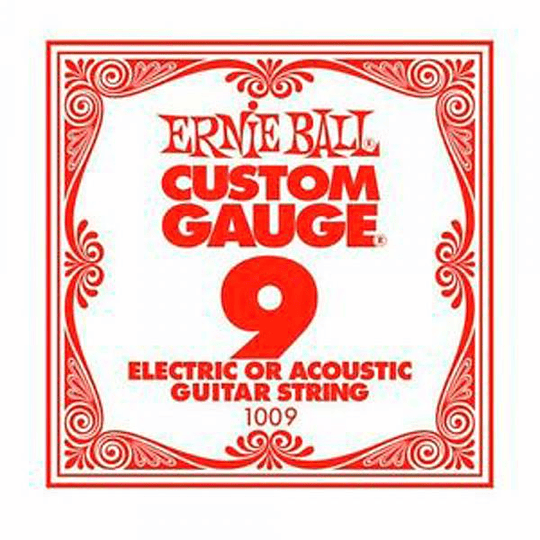 Cuerda Para Guitarra Ernie Ball Po1009 0.09Mm Unidad Metal