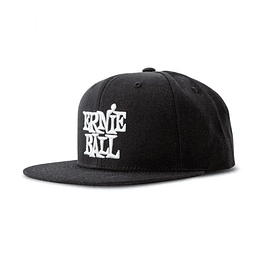 Gorra Ernie Ball Black W/White Stacker Logo