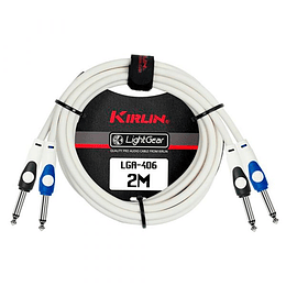Cable De Audio Kirlin Lga-406 1/4 Ts 2 Metros