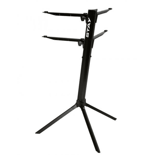 Atril Doble Para Teclado Stay Slim 1100/02, Negro