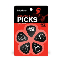 Pack 10 Uñetas Daddario "Joe Satriani Signature" 1Cbk4-10Js .70Mm